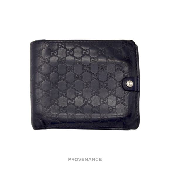 🔴 Gucci 6CC Bifold Wallet - Patchwork MicroGuccissima - Picture 1 of 10